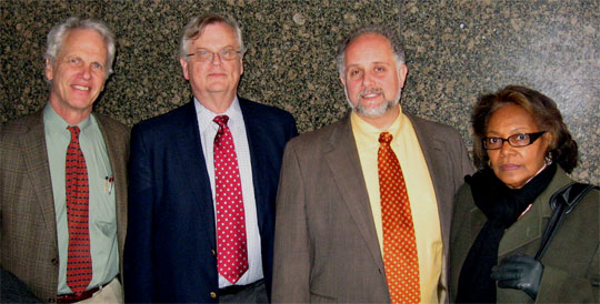 Dan Fisher, Jim McNulty, Ken Wireman and Effie Smith